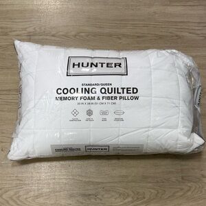 Hunter Cooling QUILTED MEMORY FOAM & FIBER PILLOW